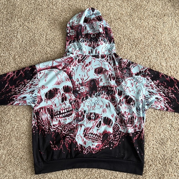 Sculls printed Hoodie - Picture 5 of 5